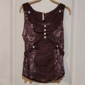 Little Yellow Button top from Anthropologie